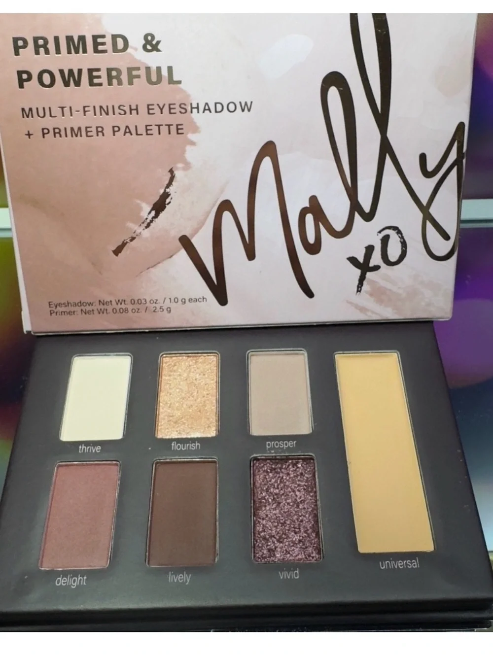 Mally PRIMED & POWERFUL Multi Finished eyeshadow palette